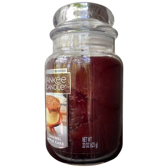 Yankee Candle Caramel Apple Cake 22 oz Large Jar Candle | Rare, Retired, HTF - Picture 5 of 9